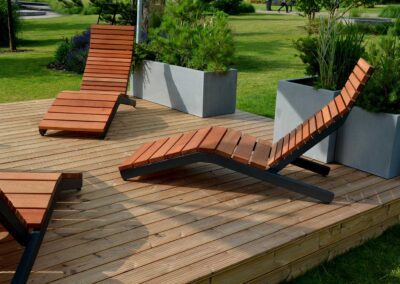 Banc de jardins